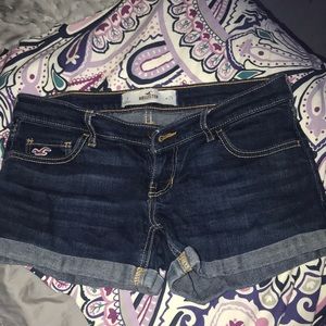 Hollister jean shorts